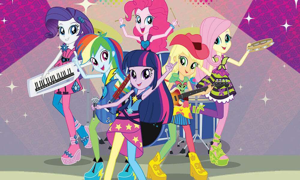 Κορίτσια ιππασίας: Rocks Rainbow! online παζλ