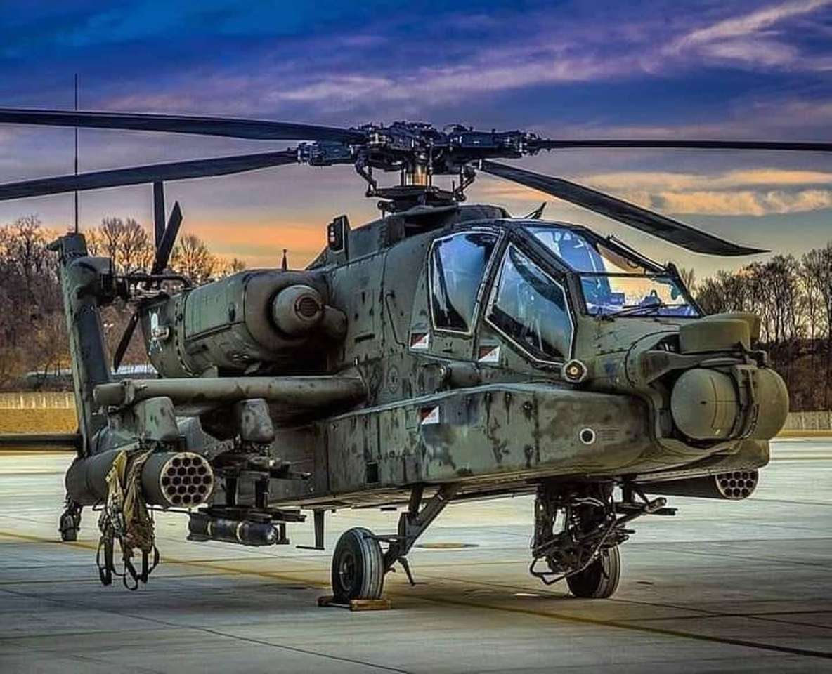Vrtulník Apache skládačky online