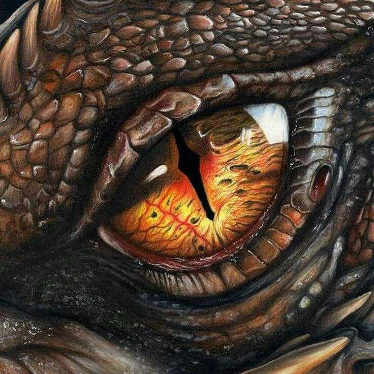 Глаз дракона пазл онлайн