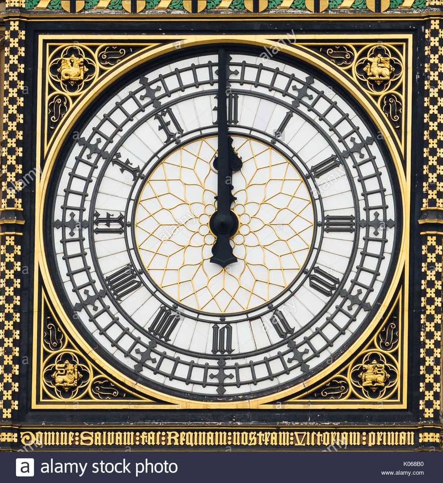 Clock Big Ben. Puzzlespiel online
