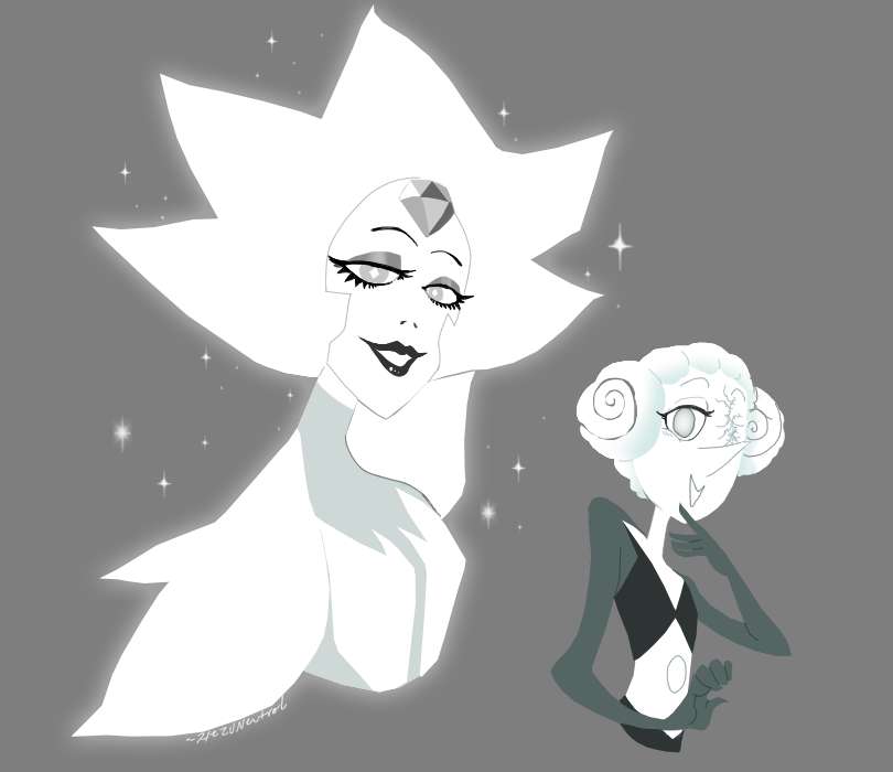 Бял диамант и нейната перла онлайн пъзел