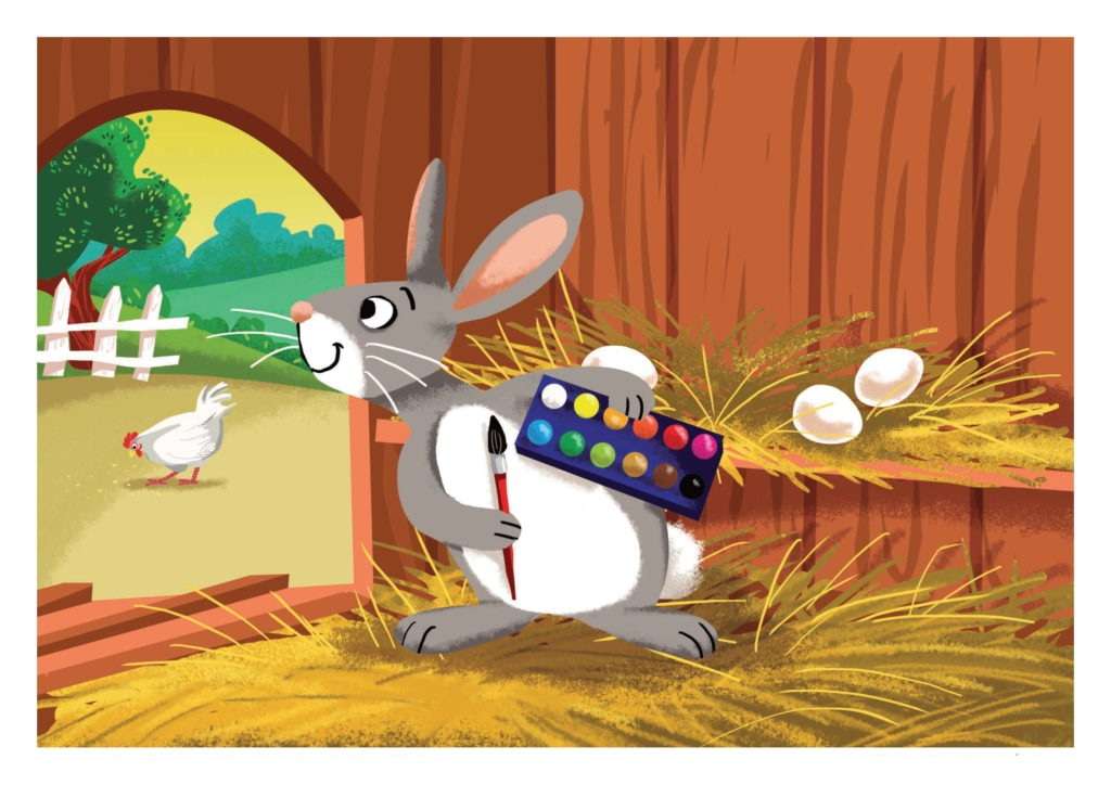 le lapin de Pâques puzzle en ligne