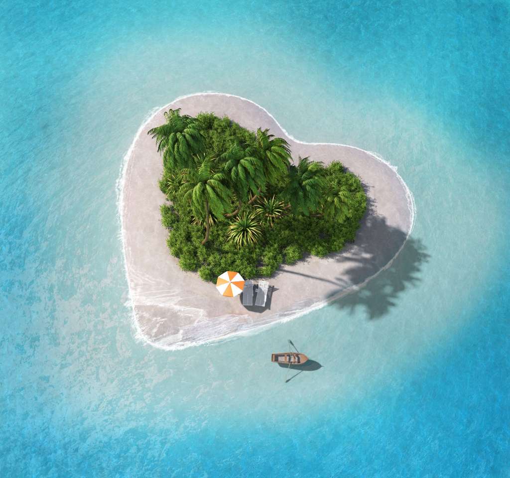Isola di amore puzzle online