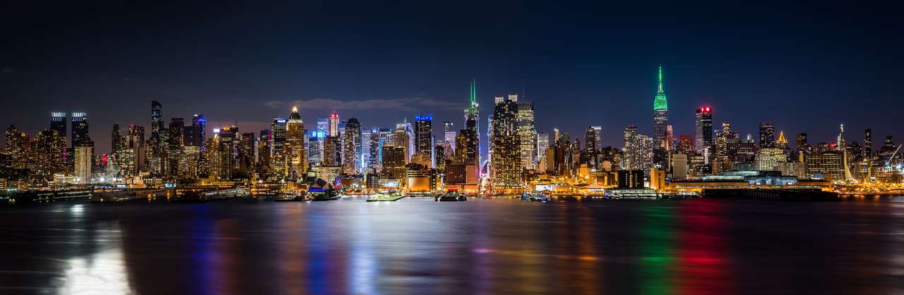 Manhattan la nuit puzzle en ligne