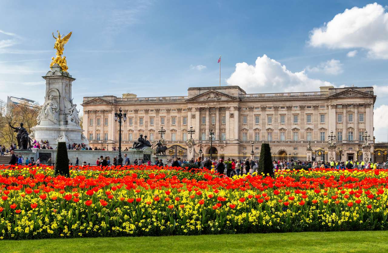 Buckingham Palace i London pussel på nätet