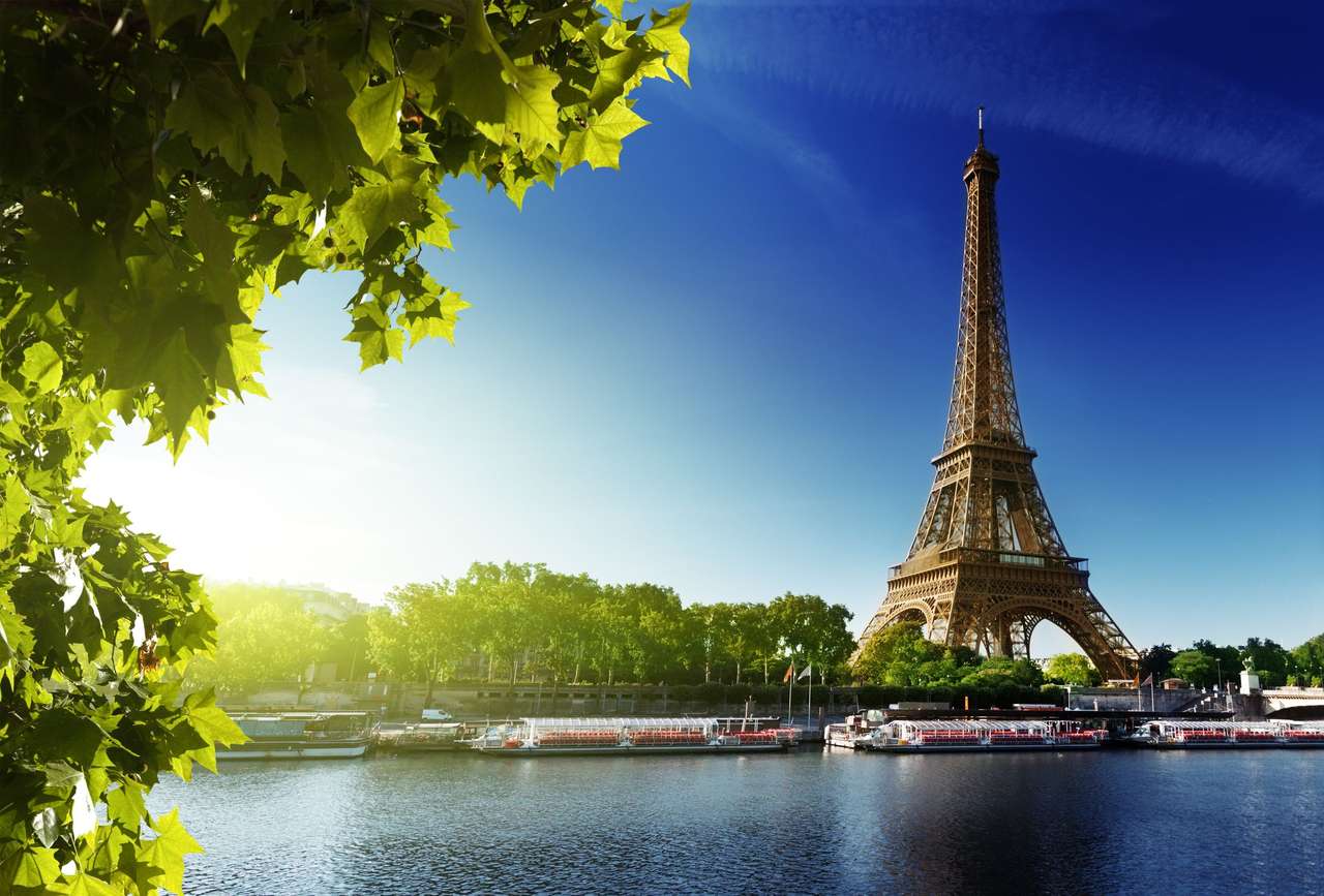 Eiffel tower in Paris jigsaw puzzle online