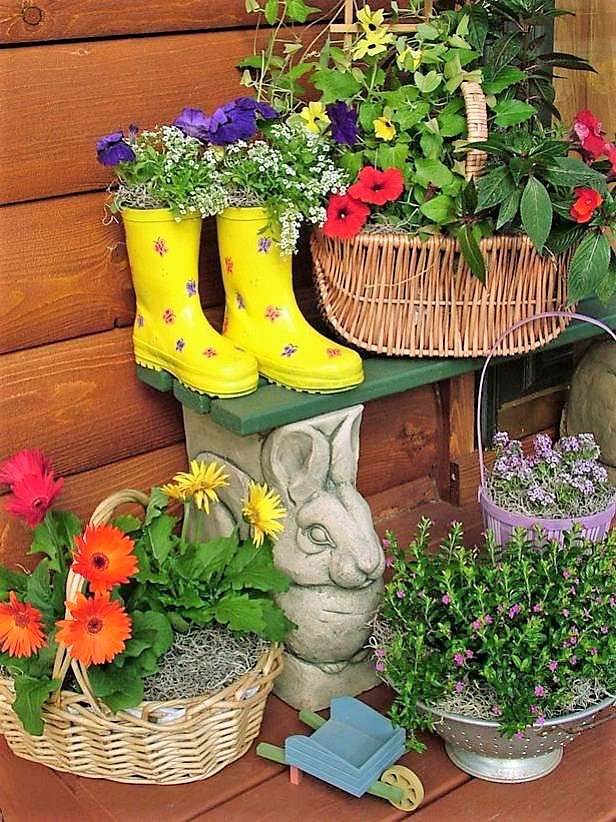 Arrangements floraux décoratifs à la maison puzzle en ligne