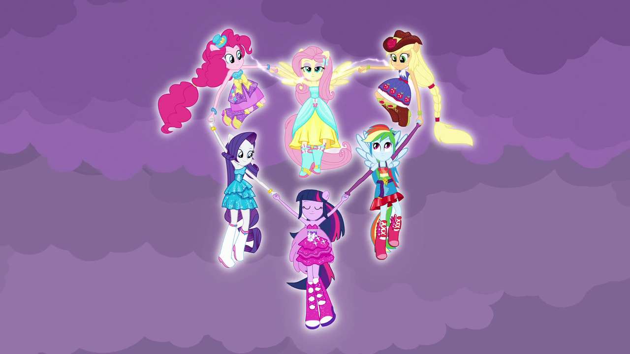 Equestria Girls：友情の魔法 ジグソーパズルオンライン