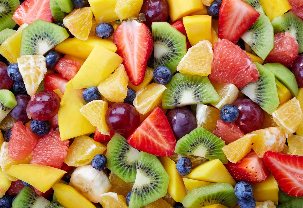 Salata de fructe puzzle online