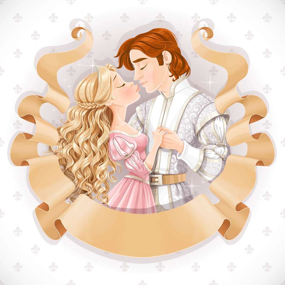 Romantická scéna online puzzle