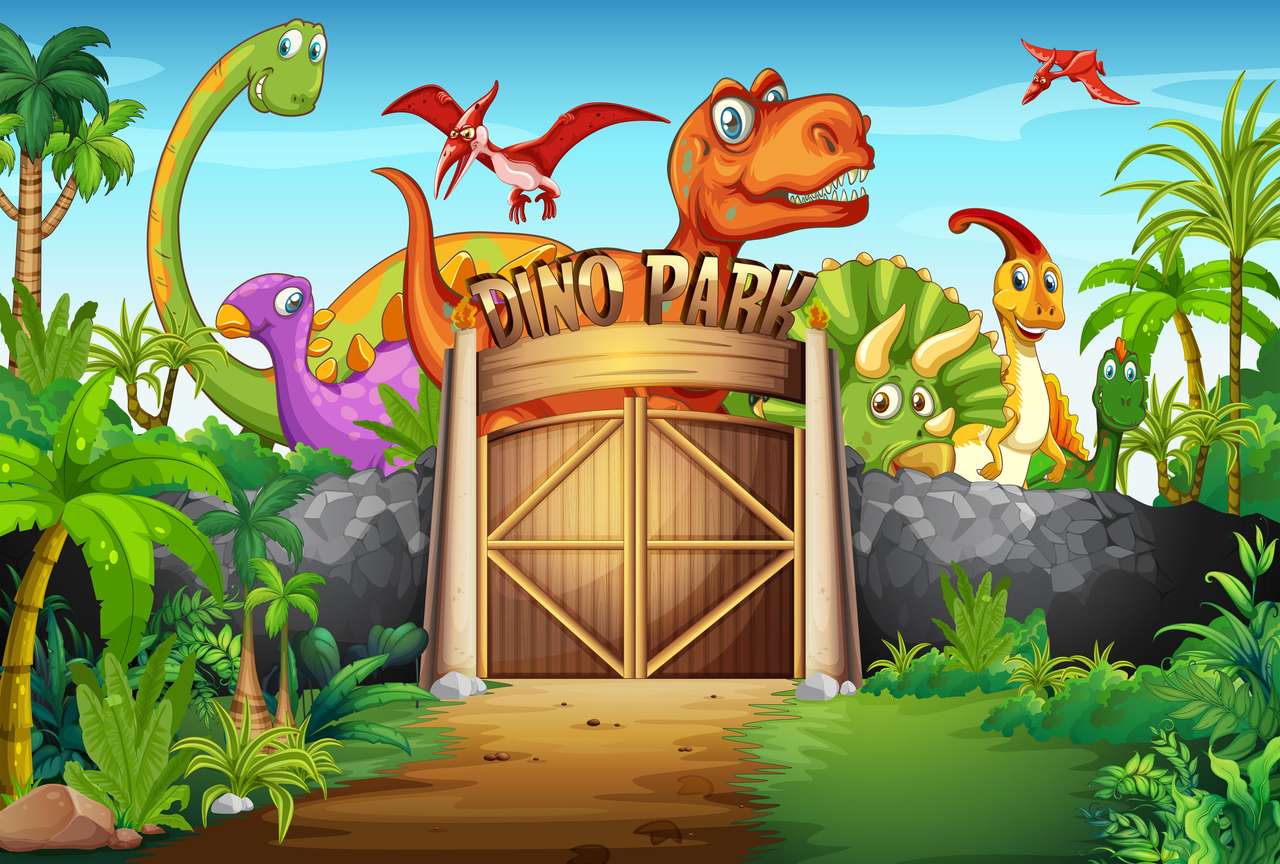 Dino Park. puzzle online