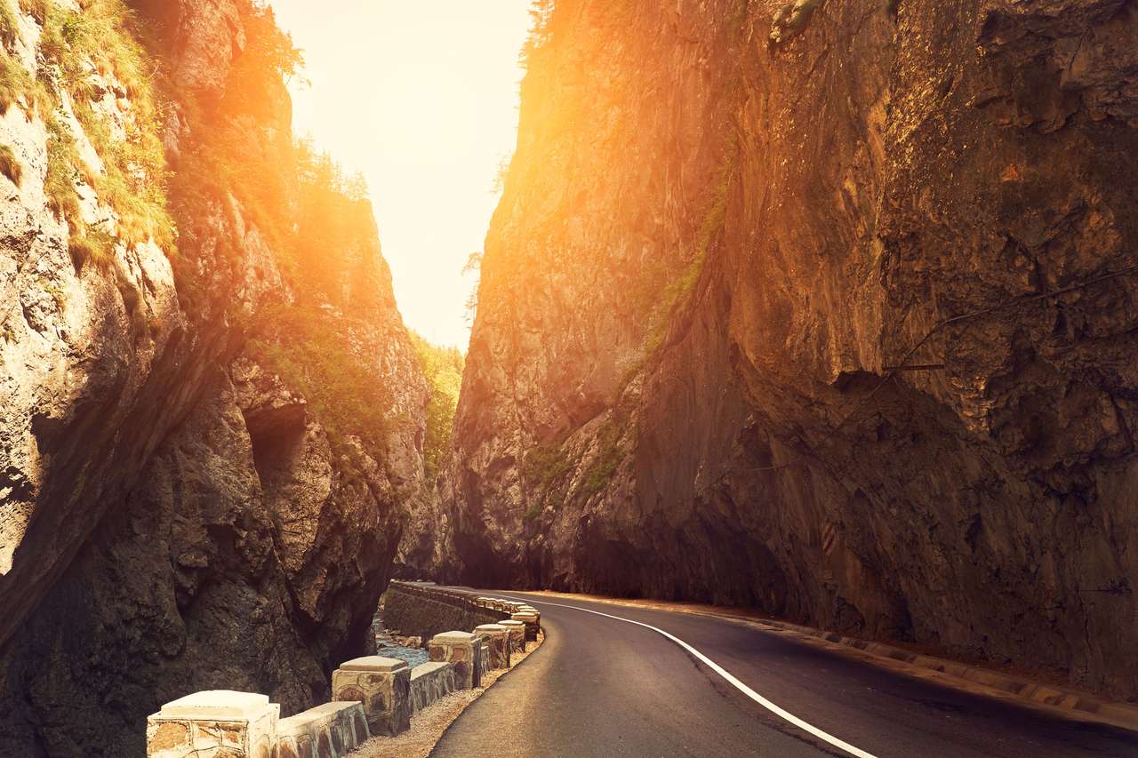 Road among the rocks jigsaw puzzle online