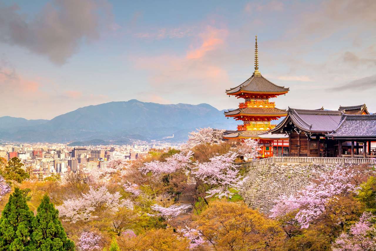 Tempel in Japan. Puzzlespiel online