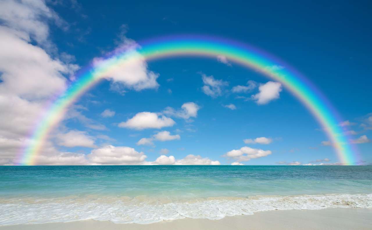Rainbow az égen kirakós online