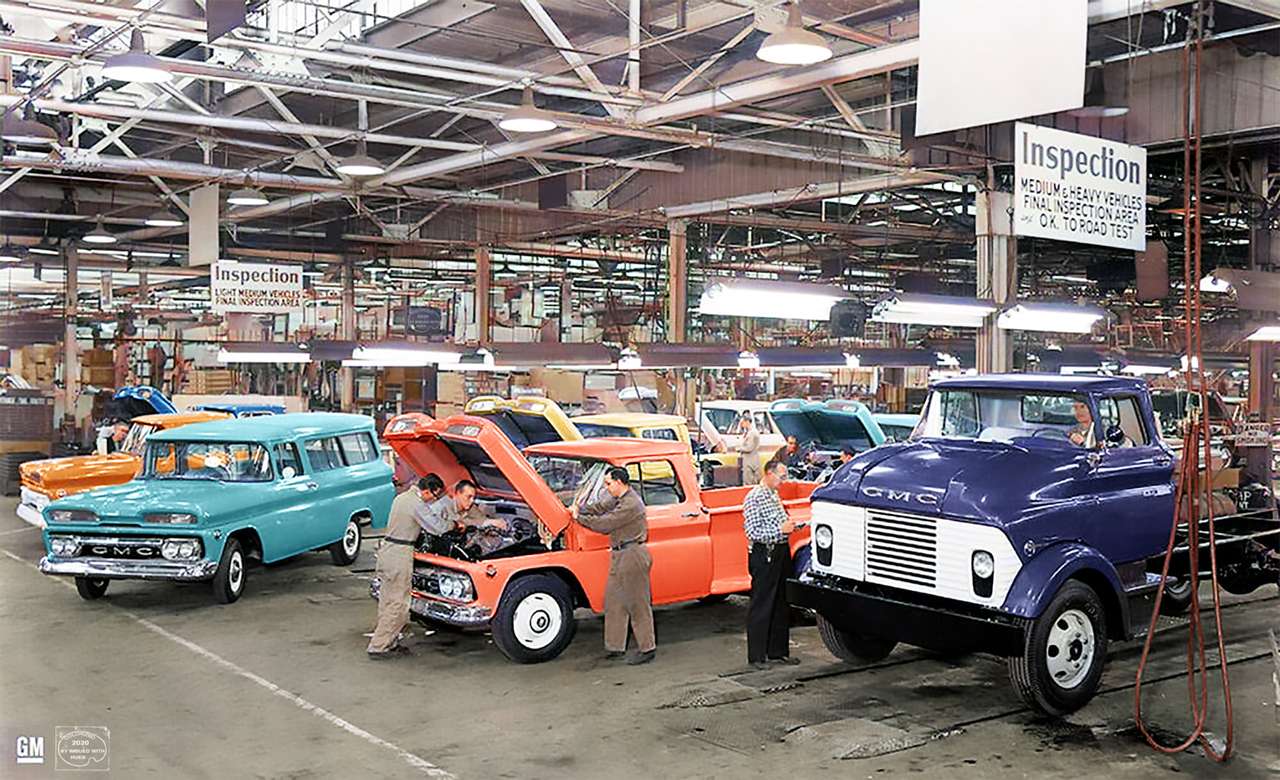1960 GMC trucks quebra-cabeças online