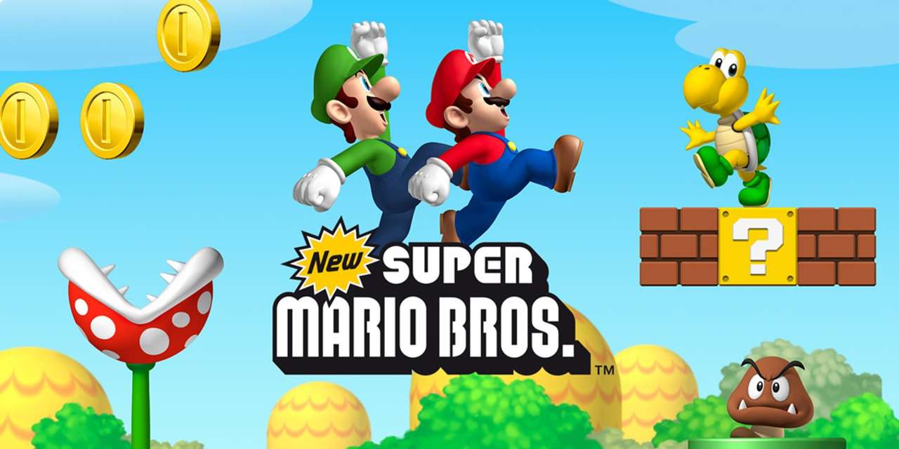 Супер Марио Брос онлайн пъзел