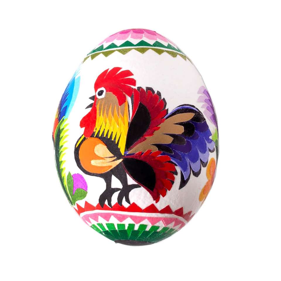 Easter egg with a cock online puzzle