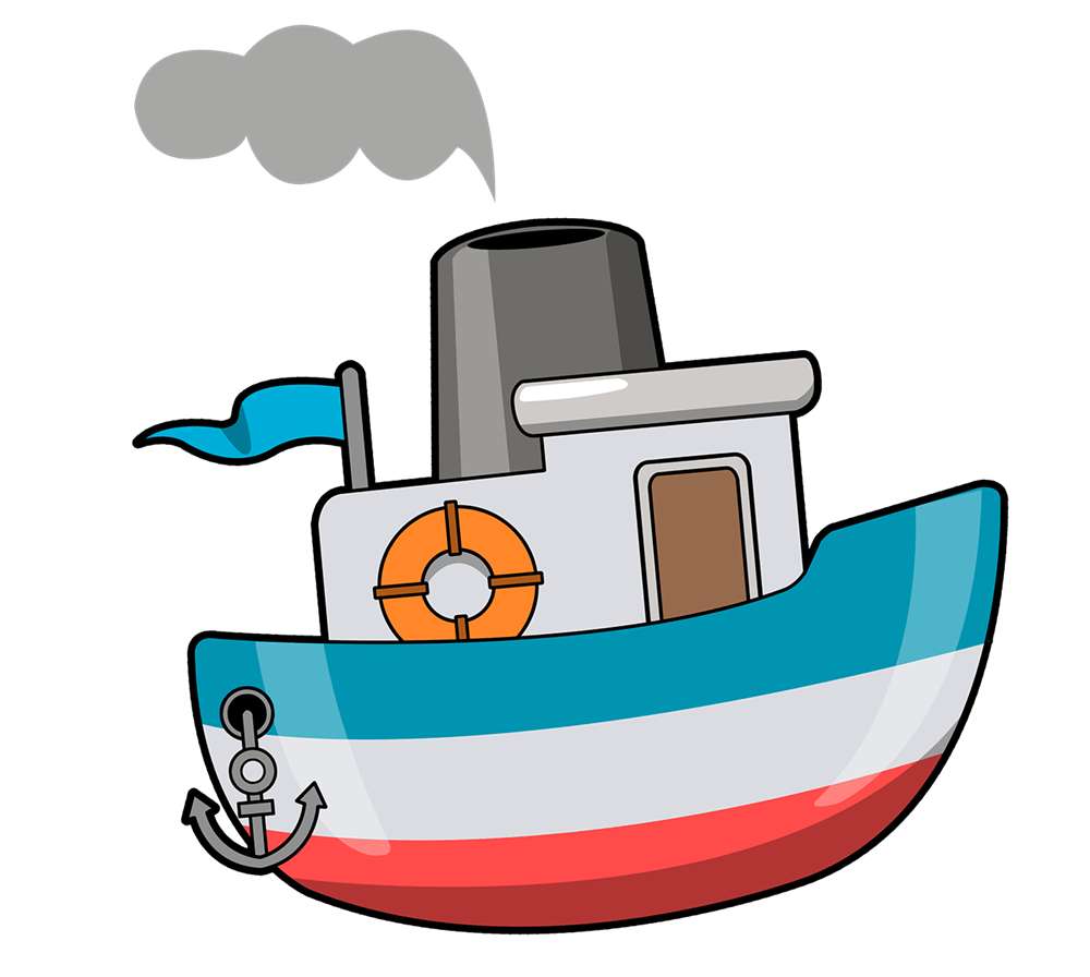 Лодката за деца онлайн пъзел