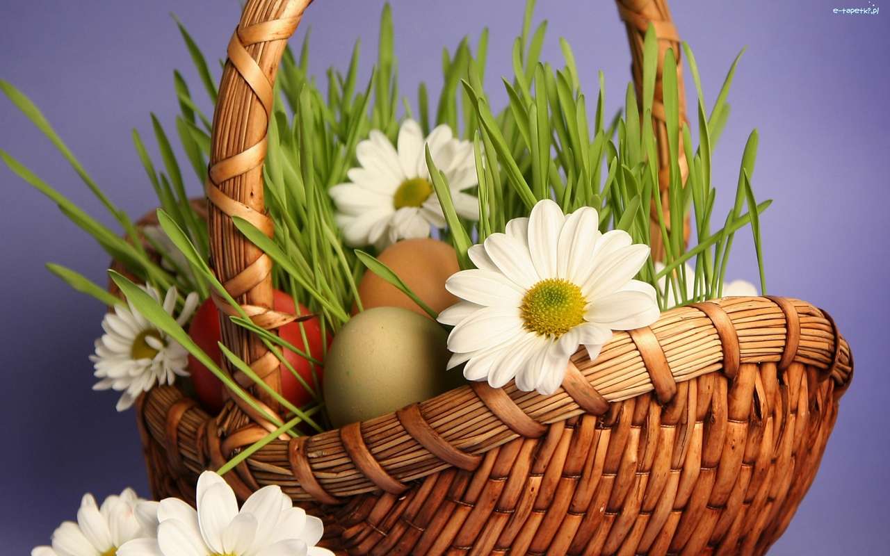 Basket, eggs, margins online puzzle