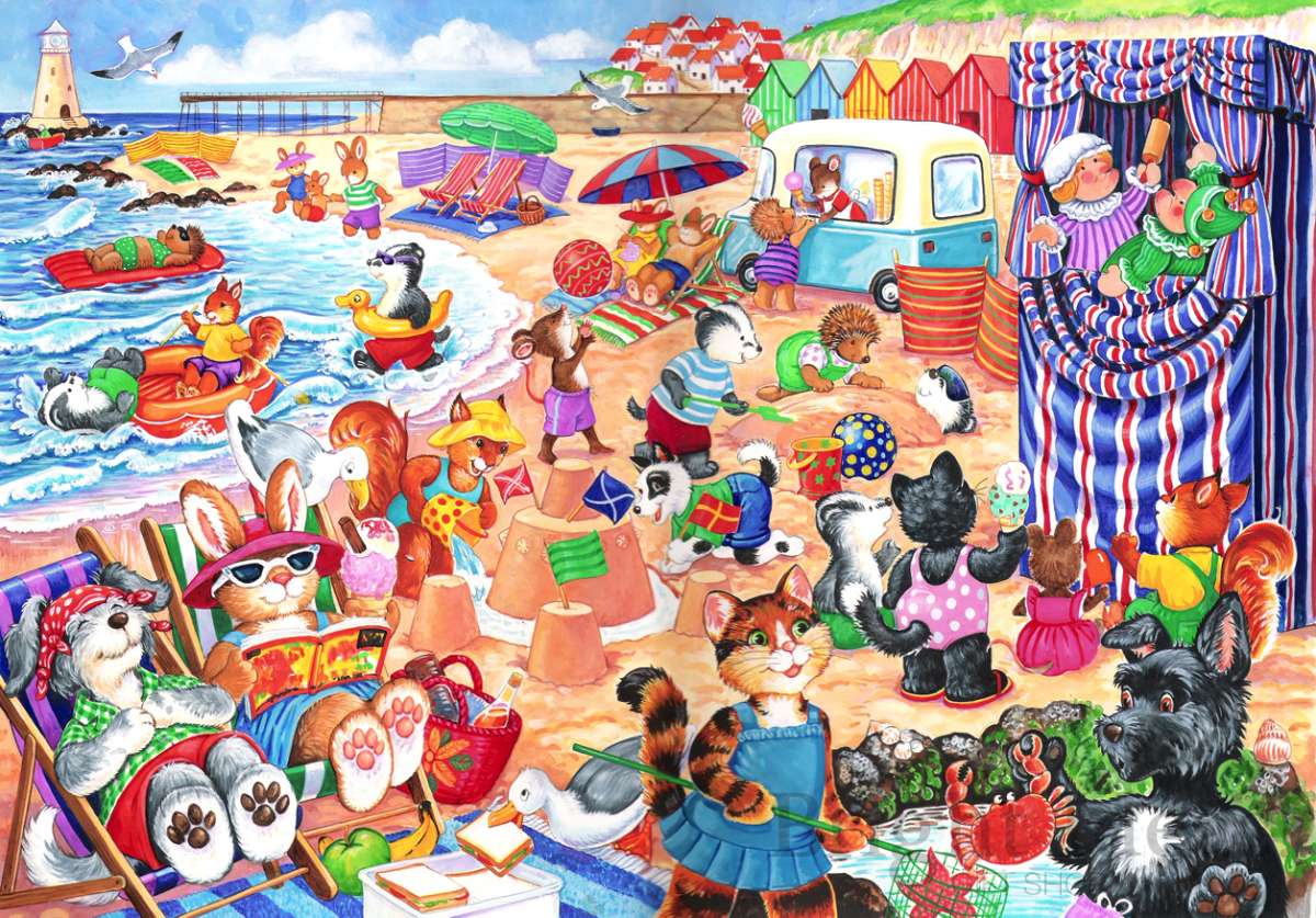 at the seaside Puzzlespiel online