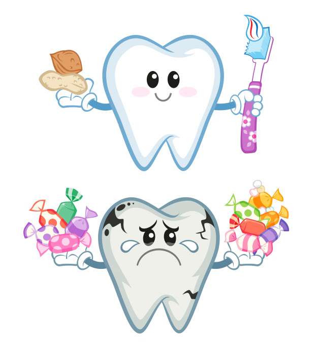υγιή δόντια παζλ online