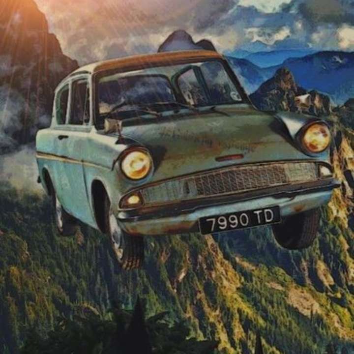 Ford anglia. puzzle en ligne