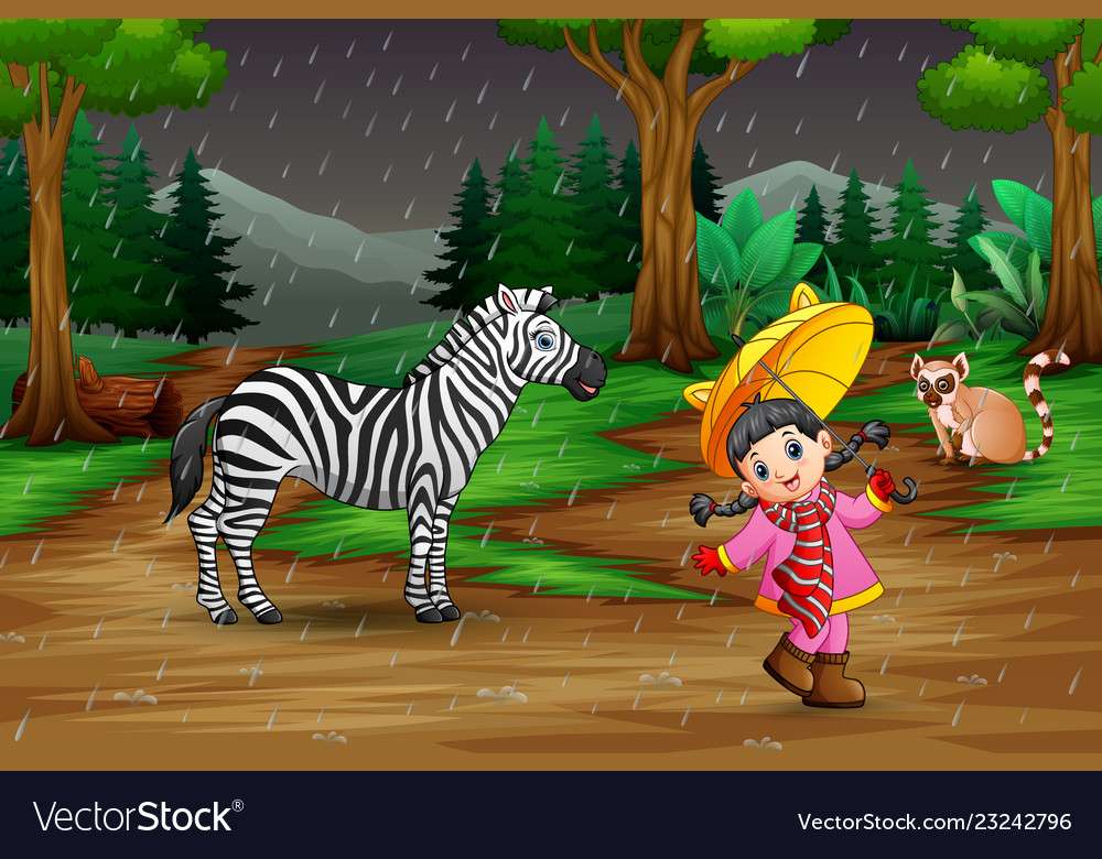 Rainy day learning for k8ds Abootorabi teacher online puzzle
