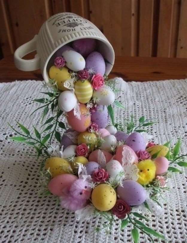 Великденска украса онлайн пъзел