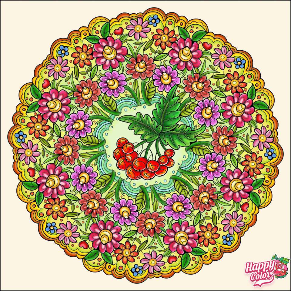 Relaxing mandala puzzle jigsaw puzzle online