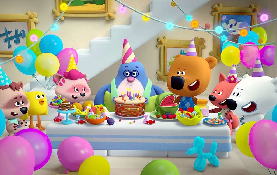 クマの誕生日パーティーになります ジグソーパズルオンライン