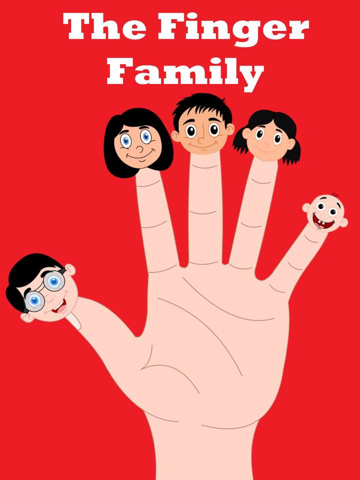Семейный палец пазл онлайн