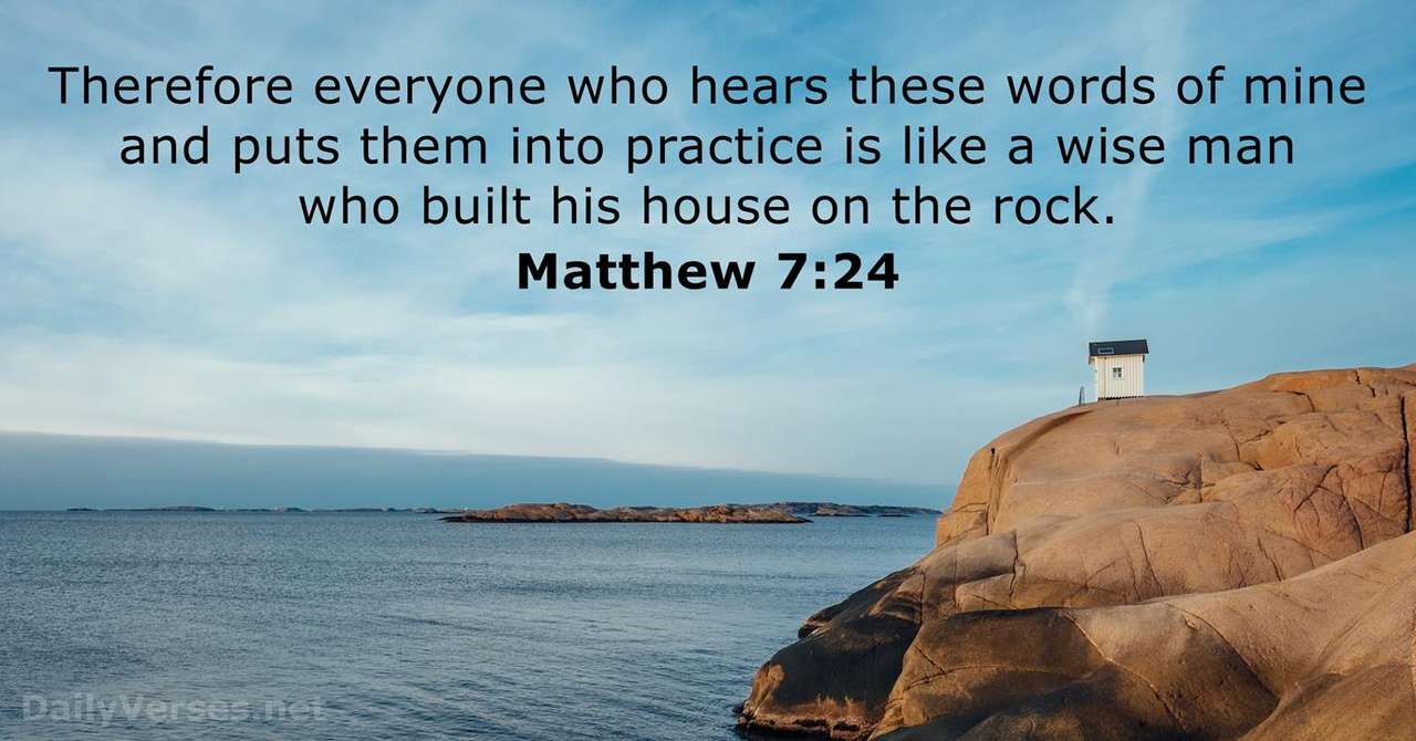 Matthew 7 24. kirakós online