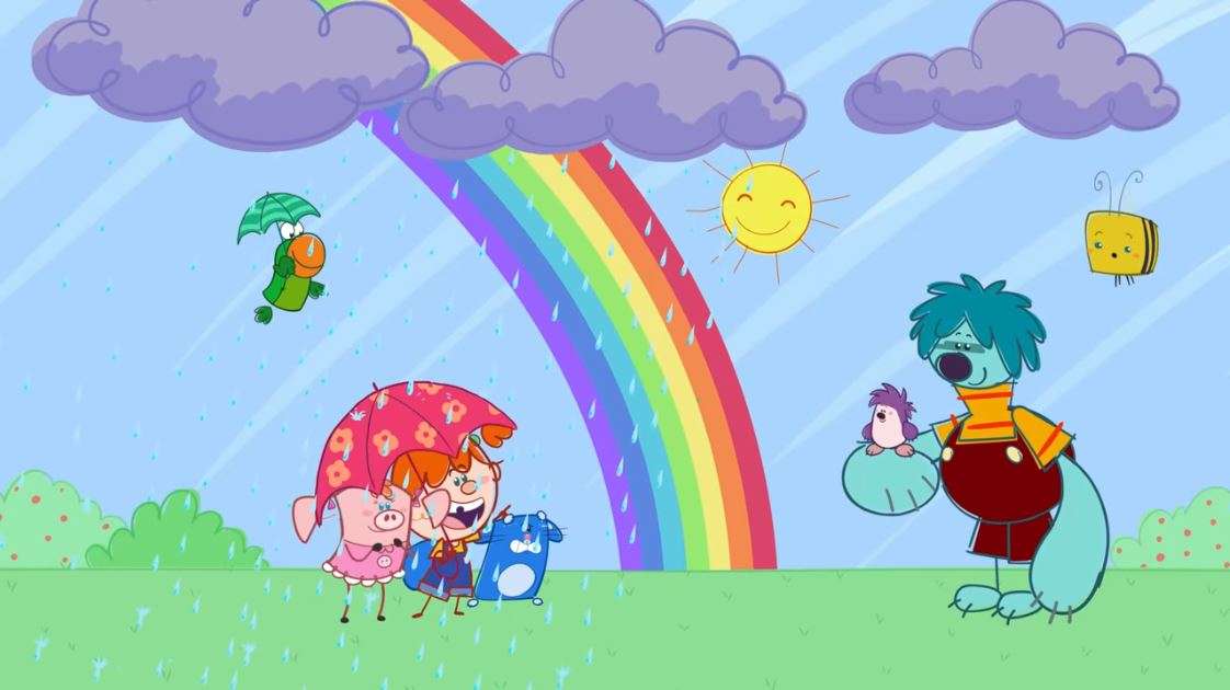 Mika och regnbågen Pussel online