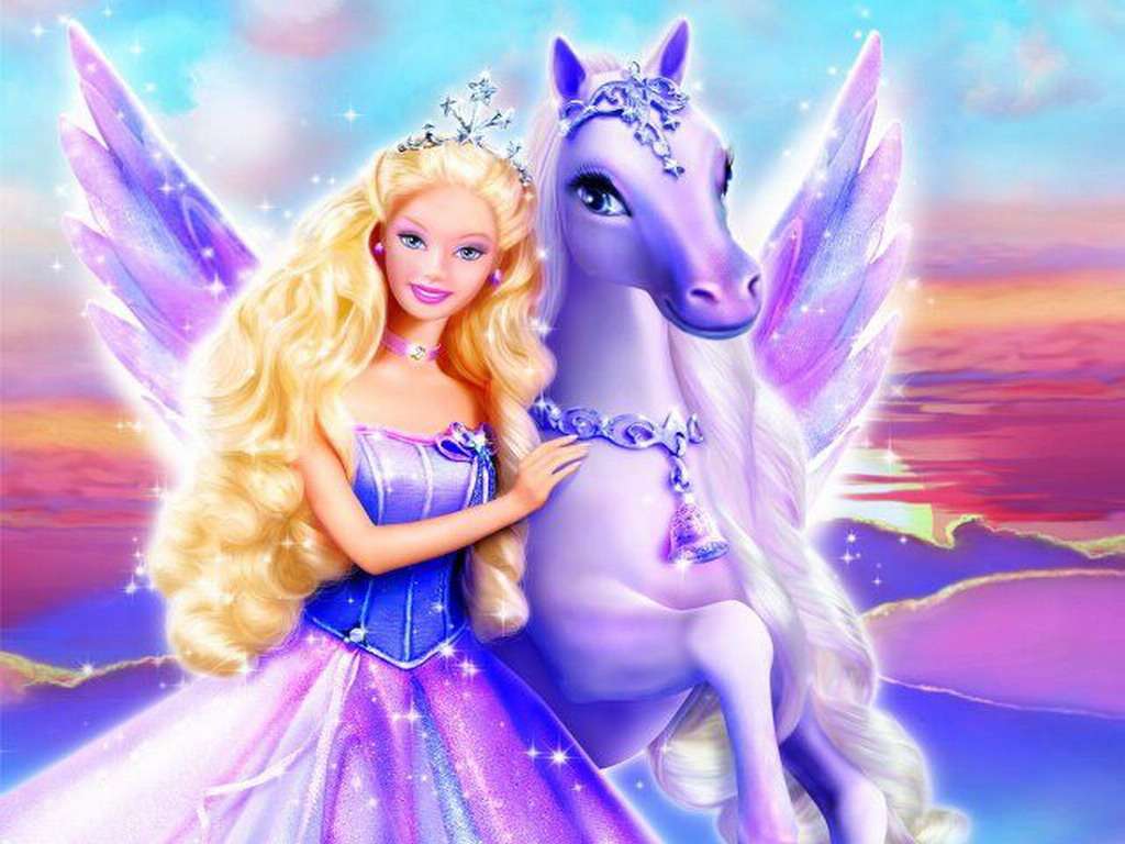 Barbie e Magic Pegasus quebra-cabeças online