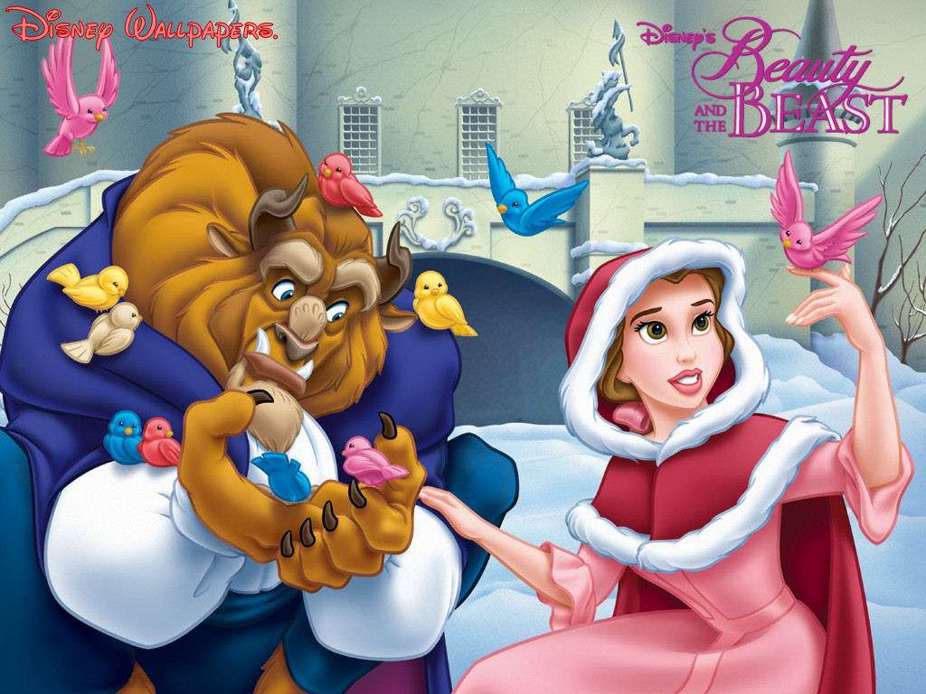 La bella e la bestia. Enchanted Bella World. puzzle online