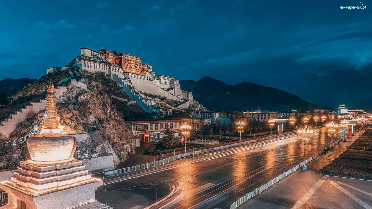 Дворецът на хълма в Индия онлайн пъзел