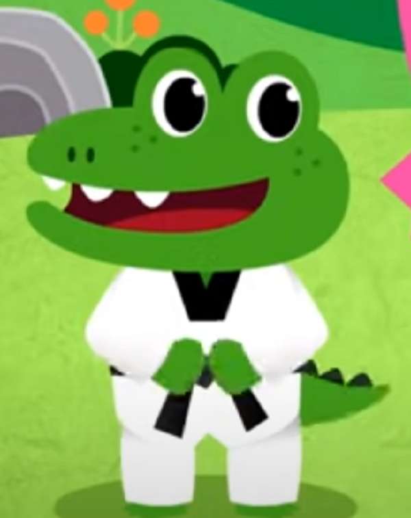 Taekwondo Crocodile Pussel online