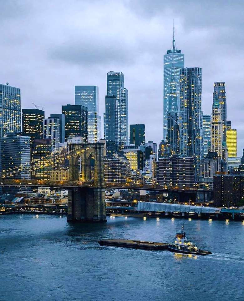 Brooklyn Bridge pussel på nätet