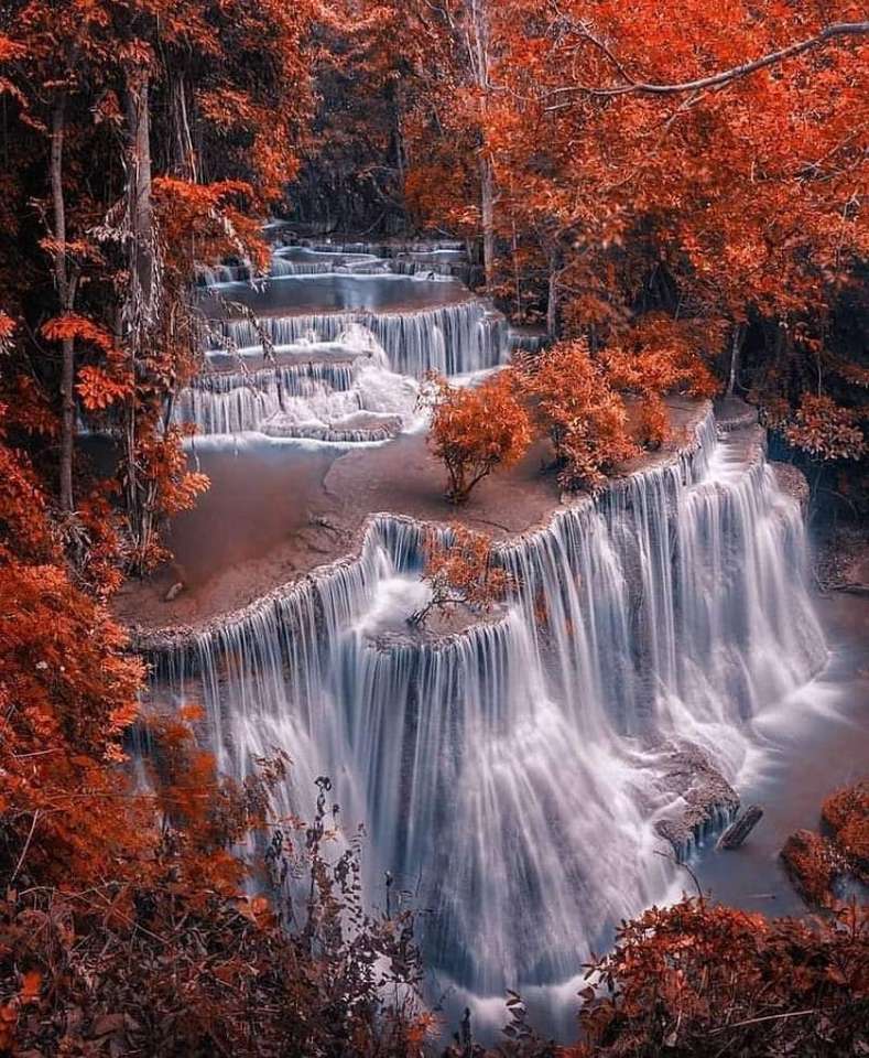 Thailand watervallen legpuzzel online