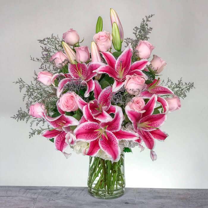 Bouquet rosa puzzle online