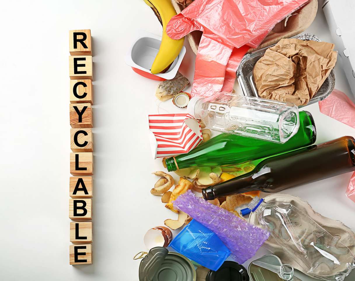 Recycling van afval online puzzel