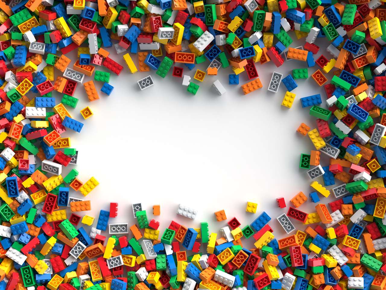 Lego mattoni. puzzle online