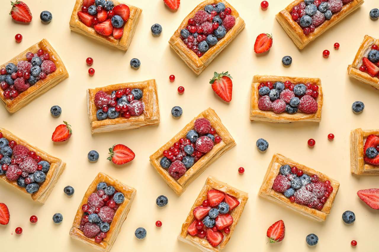 Waffles coloridos. puzzle online