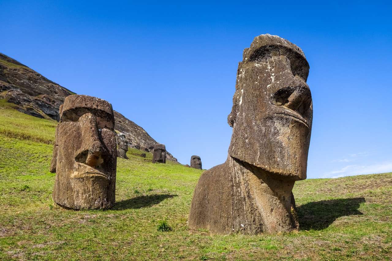 Moai en Paaseiland legpuzzel online