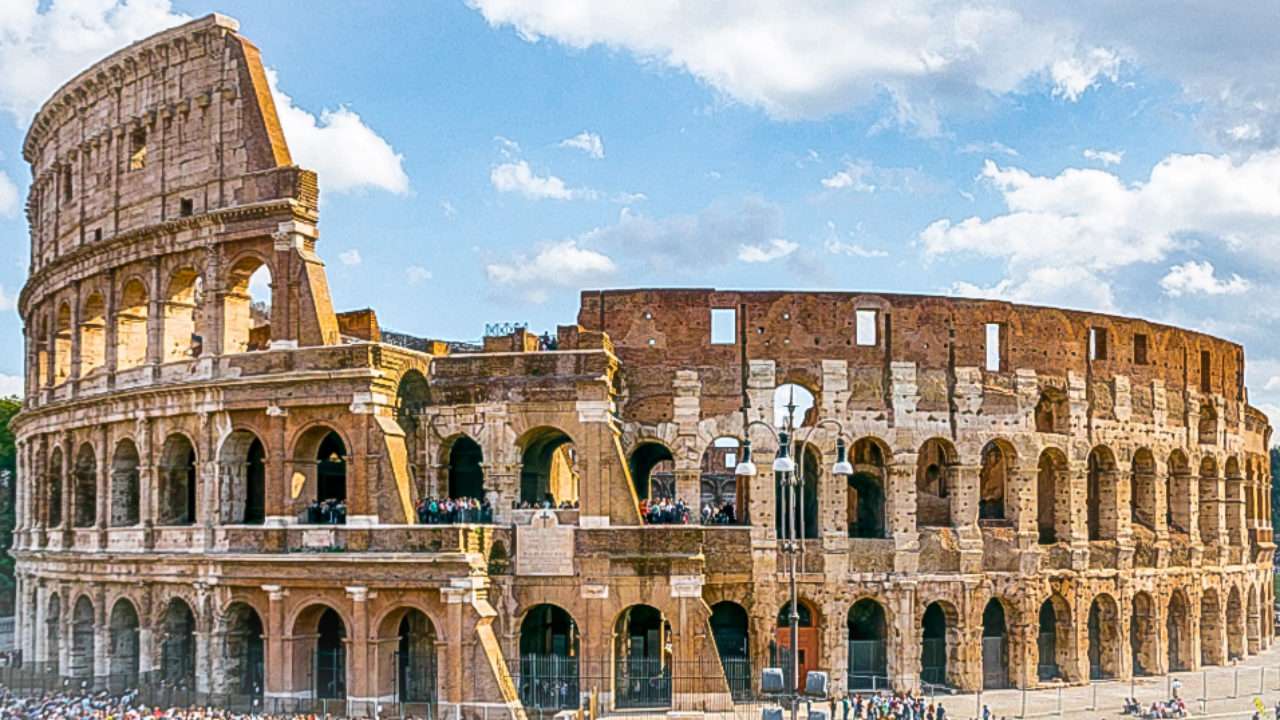 Romersk colosseum pussel på nätet