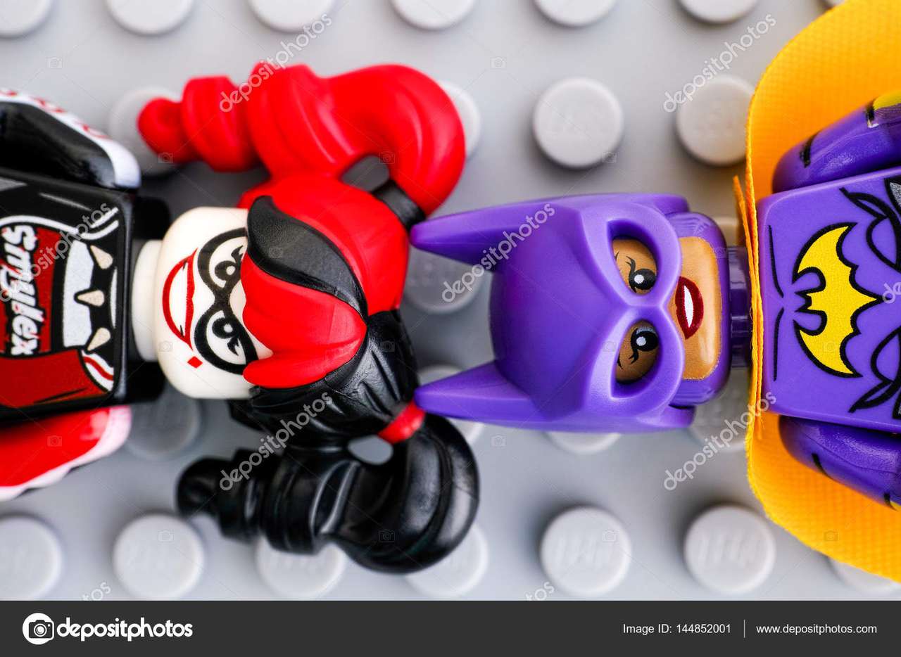 Lego Harley Quinn en Batgirl online puzzel