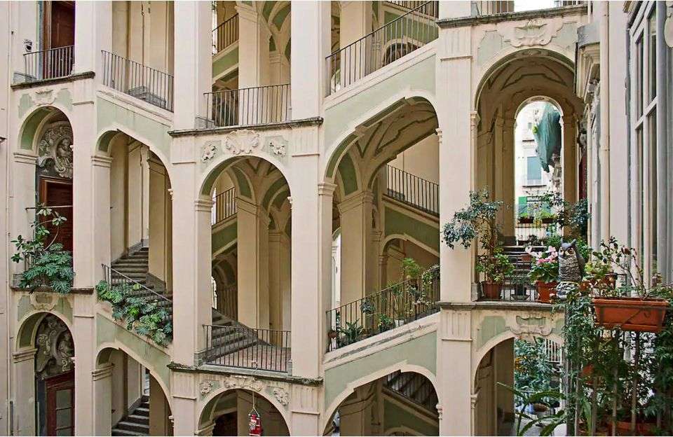 Palazzo dello spagnolo naples Italien pussel på nätet