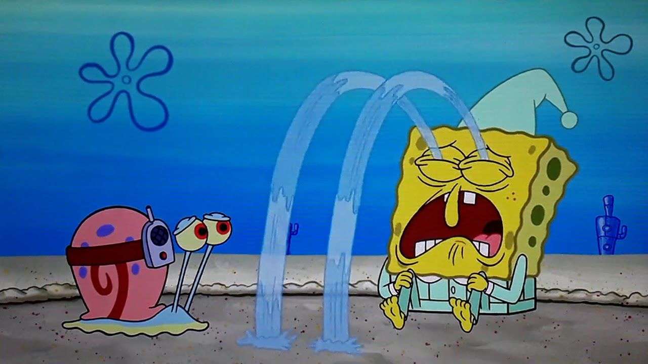 SpongeBob Cry desesperado rompecabezas en línea