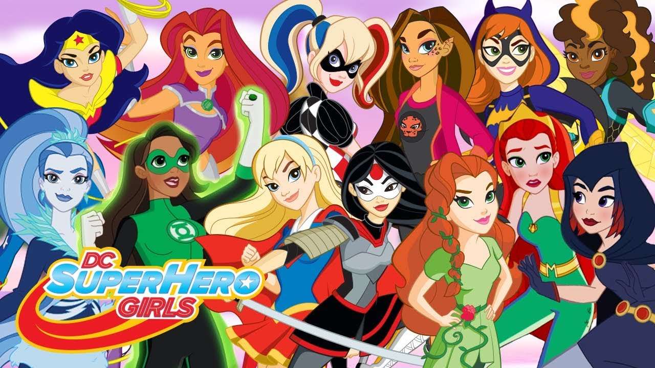 DC Super Herogirls. онлайн пъзел