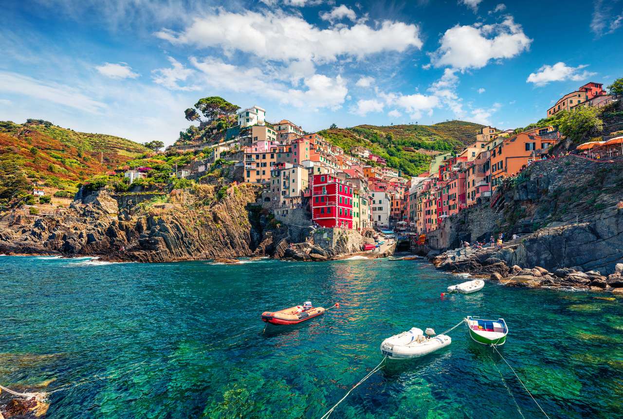 Italské město nad vodou online puzzle